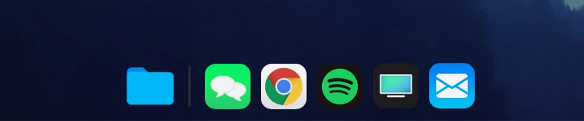 SkyOS Dock